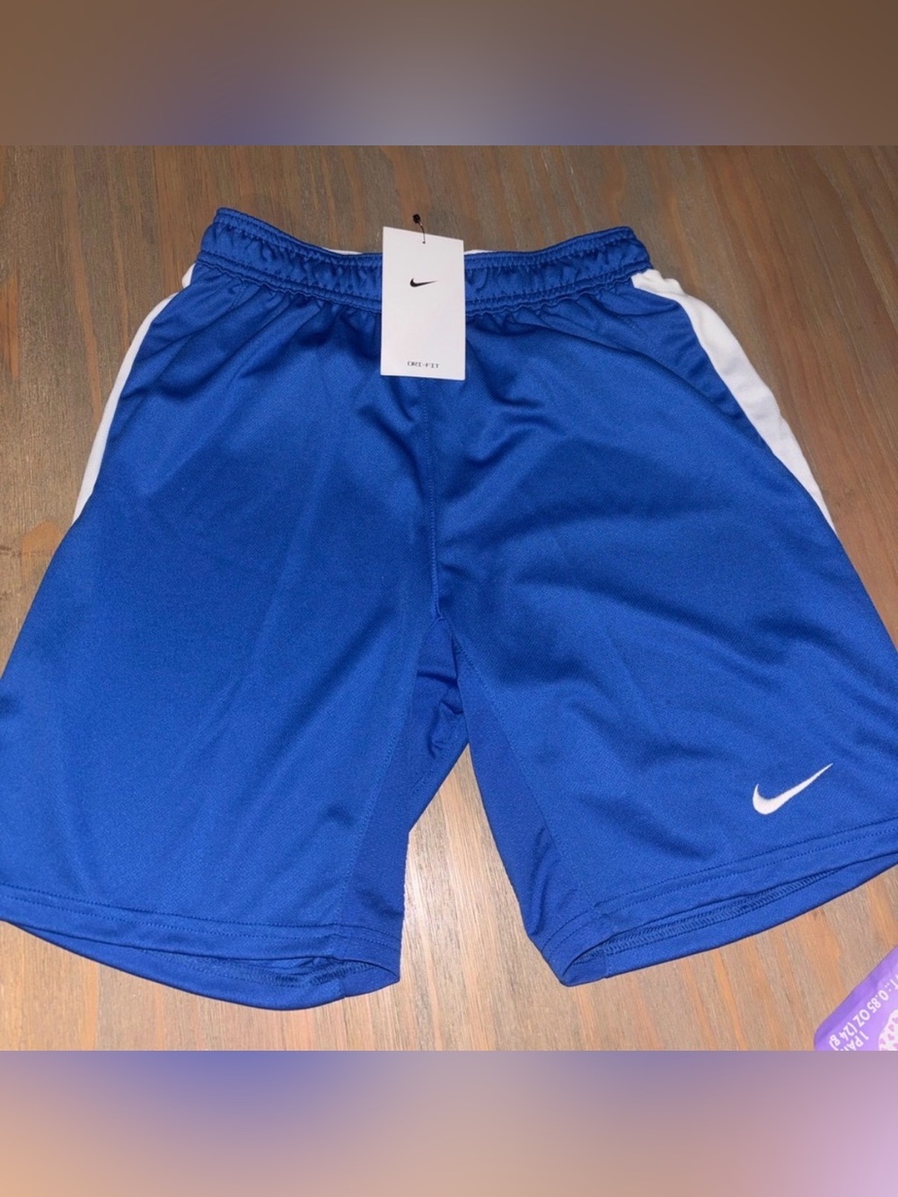⁠NWT Nike Dri-FIT Mens Royal Blue Athletic Basketball Shorts Size XS